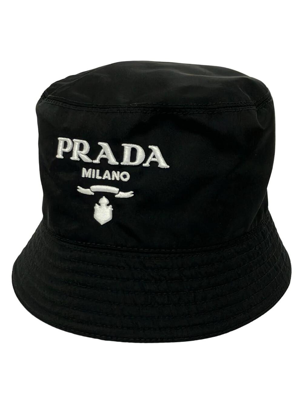 Prada Re-Nylon Embroidered Logo Bucket #359089P71B